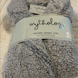 NWT Mythology Heather Berber Robe